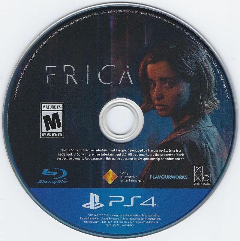 Лицензионный диск Erica для PlayStation 4